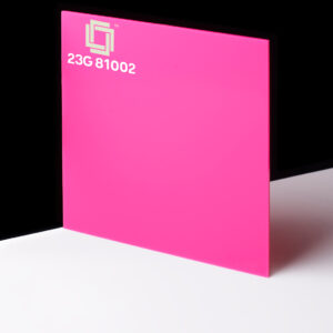 23 G 81002 glowing pink color acrylic sheet