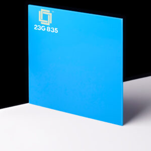 23 glasign 835 blue color acrylic sheeting