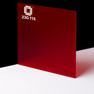 23 G red color acrylic sheet